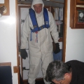 going into the clean room!